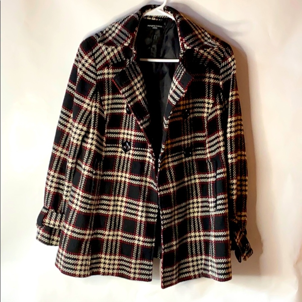 Margaret Frances plaid coat